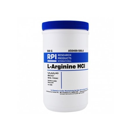 Rpi L-Arginine HCl, 500 G A50400-500.0